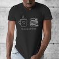 There Is No Such Thing As Too Many Books Bibliophile Men's V-Neck T-Shirt