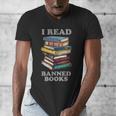 I Read Banned Books Bookworm Men's V-Neck T-Shirt