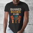 Read Banned Books Club Freely Anti-Censorship Librarian Men's V-Neck T-Shirt