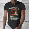 I Read Books Bookworm Halloween Men's V-Neck T-Shirt