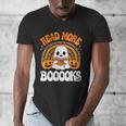 Read More Books Booooks Ghost Pumpkin Cute Teacher Halloween Men's V-Neck T-Shirt Read More Books Booooks Ghost Pumpkin Cute Teacher Halloween Men's V-Neck T-Shirt