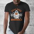 Read More Books Cute Ghost Reading Book Teacher Halloween Men's V-Neck T-Shirt