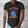 Read More Books Halloween Book Cute Ghost Reading Teaching Men's V-Neck T-Shirt Read More Books Halloween Book Cute Ghost Reading Teaching Men's V-Neck T-Shirt