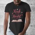Read Your Heart Out Book Escape Into Stories Men's V-Neck T-Shirt