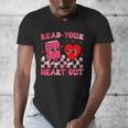 Read Your Heart Out Cute Reading Book Lover Men's V-Neck T-Shirt