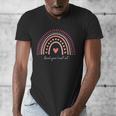 Read Your Heart Out Rainbow Teacher Reading Books Lover Men's V-Neck T-Shirt Read Your Heart Out Rainbow Teacher Reading Books Lover Men's V-Neck T-Shirt