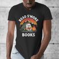 Read S'More Books Cute Campfire Reading Book Lovers Men's V-Neck T-Shirt Read S'More Books Cute Campfire Reading Book Lovers Men's V-Neck T-Shirt