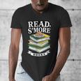 Read S'More Books Marshmallow Reading Smores Men's V-Neck T-Shirt