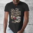 Read Between The Wines Vintage Book Lovers Wine Reading Men's V-Neck T-Shirt Read Between The Wines Vintage Book Lovers Wine Reading Men's V-Neck T-Shirt