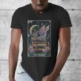 The Reader Tarot Card Book Dragon Romantasy Fantasy Bookish Men's V-Neck T-Shirt