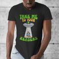 Take Me To Your Readers Alien Book Reading Bookaholic Men's V-Neck T-Shirt Take Me To Your Readers Alien Book Reading Bookaholic Men's V-Neck T-Shirt