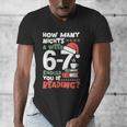 Reading 67 Meme English Teacher Christmas Book Lover Men's V-Neck T-Shirt