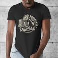Reading Book Bookish Book Club Bookmarks Are For Quitters Men's V-Neck T-Shirt