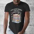 Reading Book Lover Humor For Readers And Bookworms Men's V-Neck T-Shirt Reading Book Lover Humor For Readers And Bookworms Men's V-Neck T-Shirt