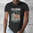Reading Is My Favorite Sport Bookworm Men's V-Neck T-Shirt Reading Is My Favorite Sport Bookworm Men's V-Neck T-Shirt
