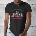Reading With My Gnomies Reading Book Christmas Men's V-Neck T-Shirt