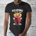 Reading Is My Jam I Love To Read Books Men's V-Neck T-Shirt
