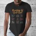 Reading Is Self Care Mental Health Read More Book Men's V-Neck T-Shirt Reading Is Self Care Mental Health Read More Book Men's V-Neck T-Shirt