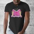Reading Smut Is My Therapy Romance Book Reader Humor Men's V-Neck T-Shirt