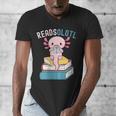 Reads Alotl Shirt Kids Readsolotl Read Axolotl Shirt Books Men's V-Neck T-Shirt