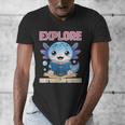 Readsolotl Kawaii Axolotl Book Lover Reading Men's V-Neck T-Shirt Readsolotl Kawaii Axolotl Book Lover Reading Men's V-Neck T-Shirt