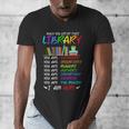 Retro Librarian Book Reader Library Book Reading Men's V-Neck T-Shirt Retro Librarian Book Reader Library Book Reading Men's V-Neck T-Shirt