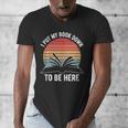 Retro I Put My Book Down To Be Here For Book Lover Men's V-Neck T-Shirt