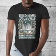Retro Tired Moms Book Club Bookish Booktrovert Mother's Day Men's V-Neck T-Shirt Retro Tired Moms Book Club Bookish Booktrovert Mother's Day Men's V-Neck T-Shirt