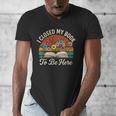 Retro Vintage Book Lover Reading I Closed My Book To Be Here Men's V-Neck T-Shirt Retro Vintage Book Lover Reading I Closed My Book To Be Here Men's V-Neck T-Shirt