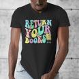 Return Your Books End School Year School Librarian Teacher For Men Women Girls Kids Men's V-Neck T-Shirt Return Your Books End School Year School Librarian Teacher For Men Women Girls Kids Men's V-Neck T-Shirt