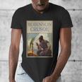 Robinson Crusoe Book Cover 1920 Men's V-Neck T-Shirt