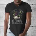 Romance Book Shirt Emotionally Attached Fictional Characters Men's V-Neck T-Shirt Romance Book Shirt Emotionally Attached Fictional Characters Men's V-Neck T-Shirt