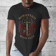 Romantasy Book Club Coffee Sword Roses Men's V-Neck T-Shirt