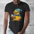 Rubber Duck Reading Book Rubber Duckie Reader Coffee Lover Men's V-Neck T-Shirt Rubber Duck Reading Book Rubber Duckie Reader Coffee Lover Men's V-Neck T-Shirt
