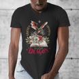 Santa's Favorite Book Dragon Christmas Magic Men's V-Neck T-Shirt Santa's Favorite Book Dragon Christmas Magic Men's V-Neck T-Shirt