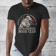 Sarcastic Proud Anti Social Member Of Introverted Book Club Men's V-Neck T-Shirt Sarcastic Proud Anti Social Member Of Introverted Book Club Men's V-Neck T-Shirt