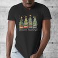 Seasons Readings All Booked For Christmas Book Reading Lover Men's V-Neck T-Shirt Seasons Readings All Booked For Christmas Book Reading Lover Men's V-Neck T-Shirt