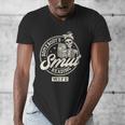 Smut Book Reader Spicy Romance Somebody's Smut Reading Wife Men's V-Neck T-Shirt