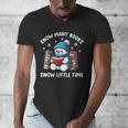 Snow Many Books Snow Little Time Snowman Reading Book Men's V-Neck T-Shirt Snow Many Books Snow Little Time Snowman Reading Book Men's V-Neck T-Shirt