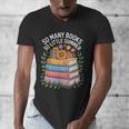 So Many Books So Little Summer Men's V-Neck T-Shirt So Many Books So Little Summer Men's V-Neck T-Shirt