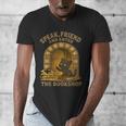 Speak Friend Enter Bookshop Magic Panther Men's V-Neck T-Shirt