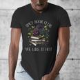 Spicy Book Club Dark Romance Lover Spicy Bookish Merch Goth Men's V-Neck T-Shirt Spicy Book Club Dark Romance Lover Spicy Bookish Merch Goth Men's V-Neck T-Shirt