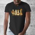 Spooky Halloween Book Lover Halloween Reading Goose Men's V-Neck T-Shirt Spooky Halloween Book Lover Halloween Reading Goose Men's V-Neck T-Shirt