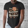 My Summer Is All Booked Book Lover Reading Vacation 2025 Men's V-Neck T-Shirt