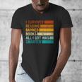 I Survived Reading Banned Books All I Got Was Smarter Men's V-Neck T-Shirt I Survived Reading Banned Books All I Got Was Smarter Men's V-Neck T-Shirt
