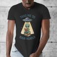 Teacher Alien Books UFO Reading Take Me To Your Reader Men's V-Neck T-Shirt