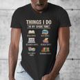 Things I Do In My Spare Time Book Reader Book Reading Lover Men's V-Neck T-Shirt