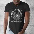 Trigger Warning Dark Romance Reader Bookish No Triggers Book Men's V-Neck T-Shirt