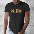 Turkey Reading Books Fall Thanksgiving Teacher Book Lovers Men's V-Neck T-Shirt Turkey Reading Books Fall Thanksgiving Teacher Book Lovers Men's V-Neck T-Shirt