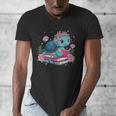 Turtle Bookworm Reading Book Bookworm Book Nerd Cute Graphic Men's V-Neck T-Shirt